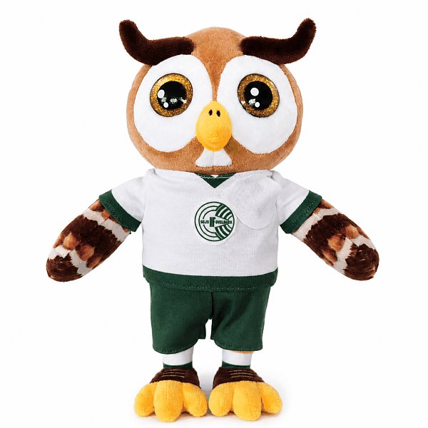 大眼睛猫头鹰毛绒玩具