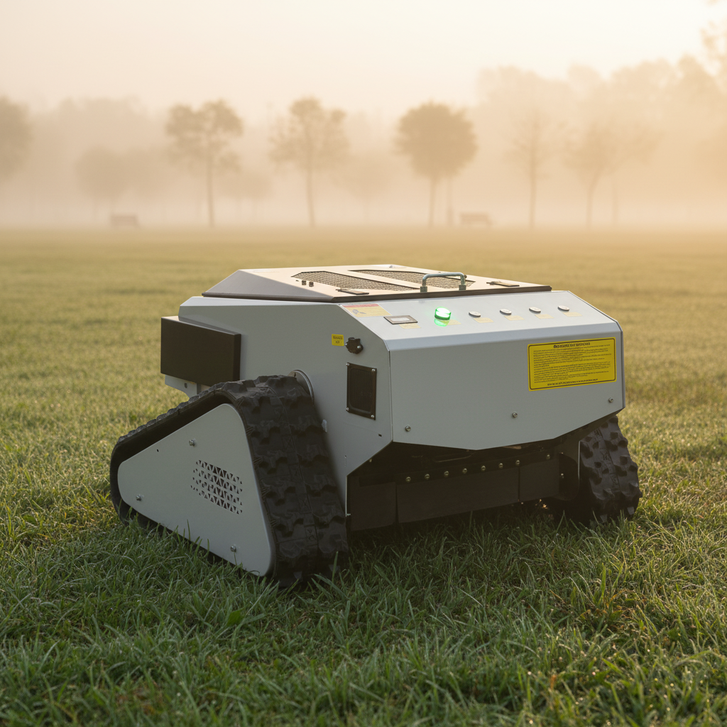 Remote-Control Brush Mower Remote-Control Brush Mower