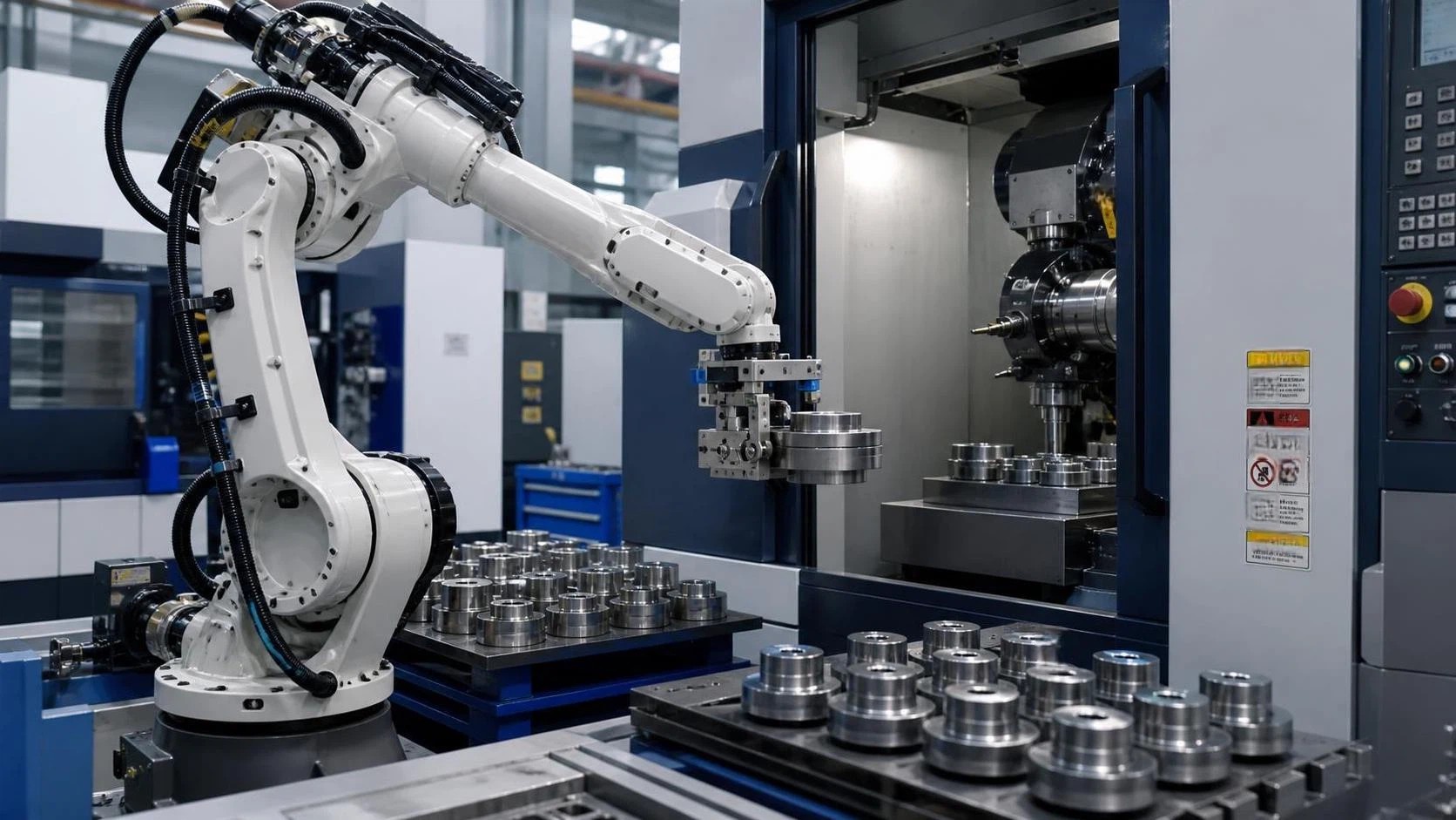 هل يمكن لذراع روبوت تحميل وتفريغ الماكينات تحقيق عائد على الاستثمار في إنتاج CNC عالي التنوع؟ هل يمكن لذراع روبوت تحميل وتفريغ الماكينات تحقيق عائد على الاستثمار في إنتاج CNC عالي التنوع؟