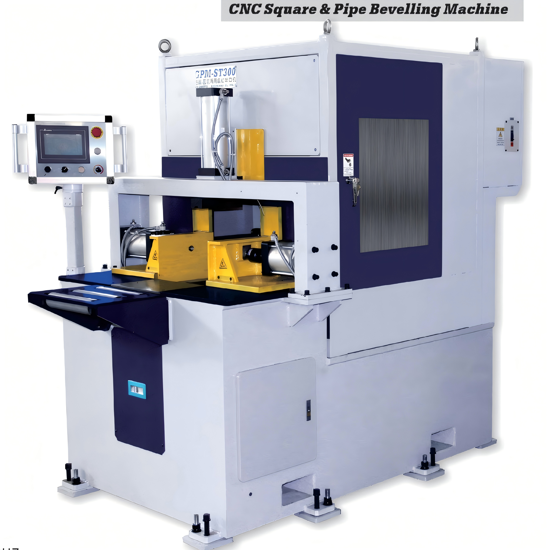 Máquina CNC para biselar tubos cuadrados y tuberías