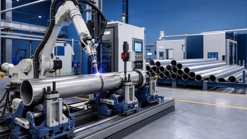 Automatización de soldaduras en la fabricación de tuberías para obtener pasadas de raíz uniformes y mayor rendimiento