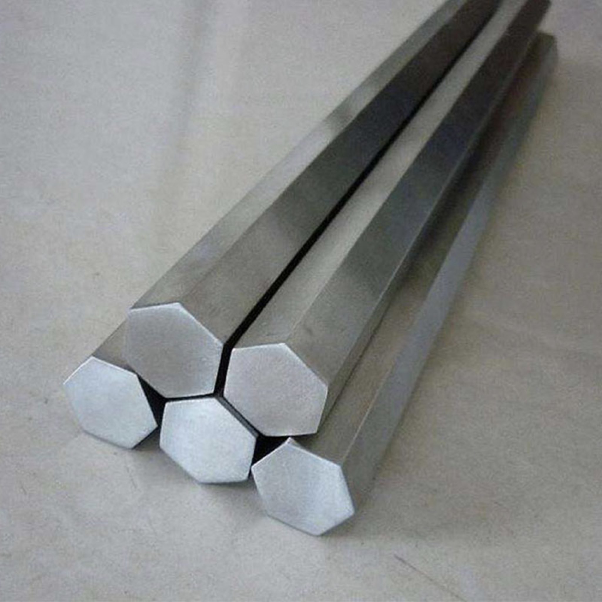 Barra hexagonal de acero inoxidable