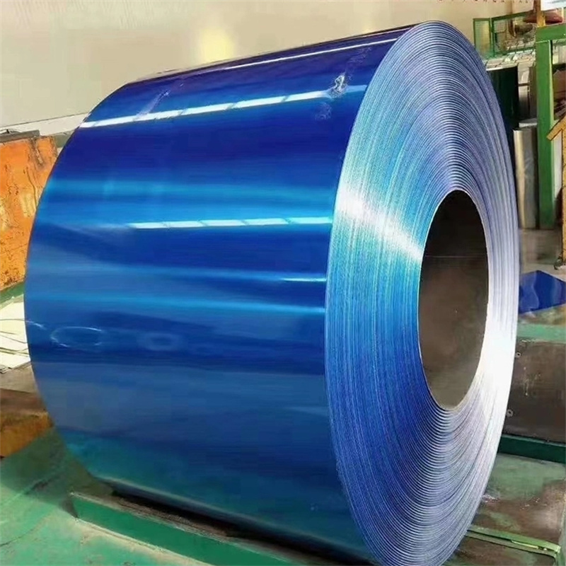 Bobina de aluminio recubierta de color