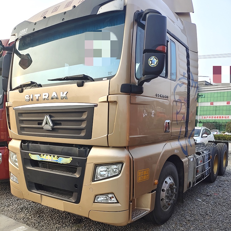 شاحنة Sinotruk بقدرة 540 حصانًا، دفع 6x4، ناقل حركة أوتوماتيكي