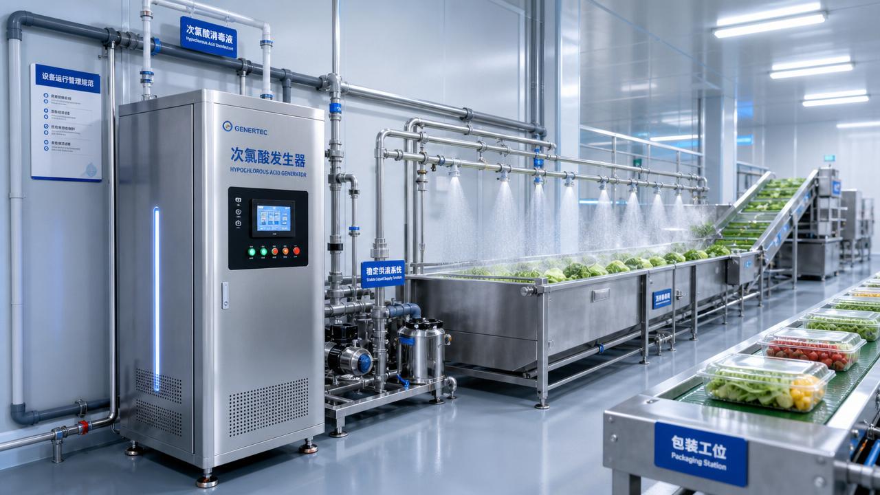 Transformation alimentaire : les 10 principaux avantages de l'installation de générateurs d'acide hypochloreux (HClO) dans les usines de transformation alimentaire
