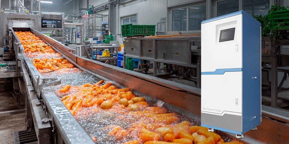 Generador de ácido hipocloroso para alimentos / sal de mesa (NaCl)