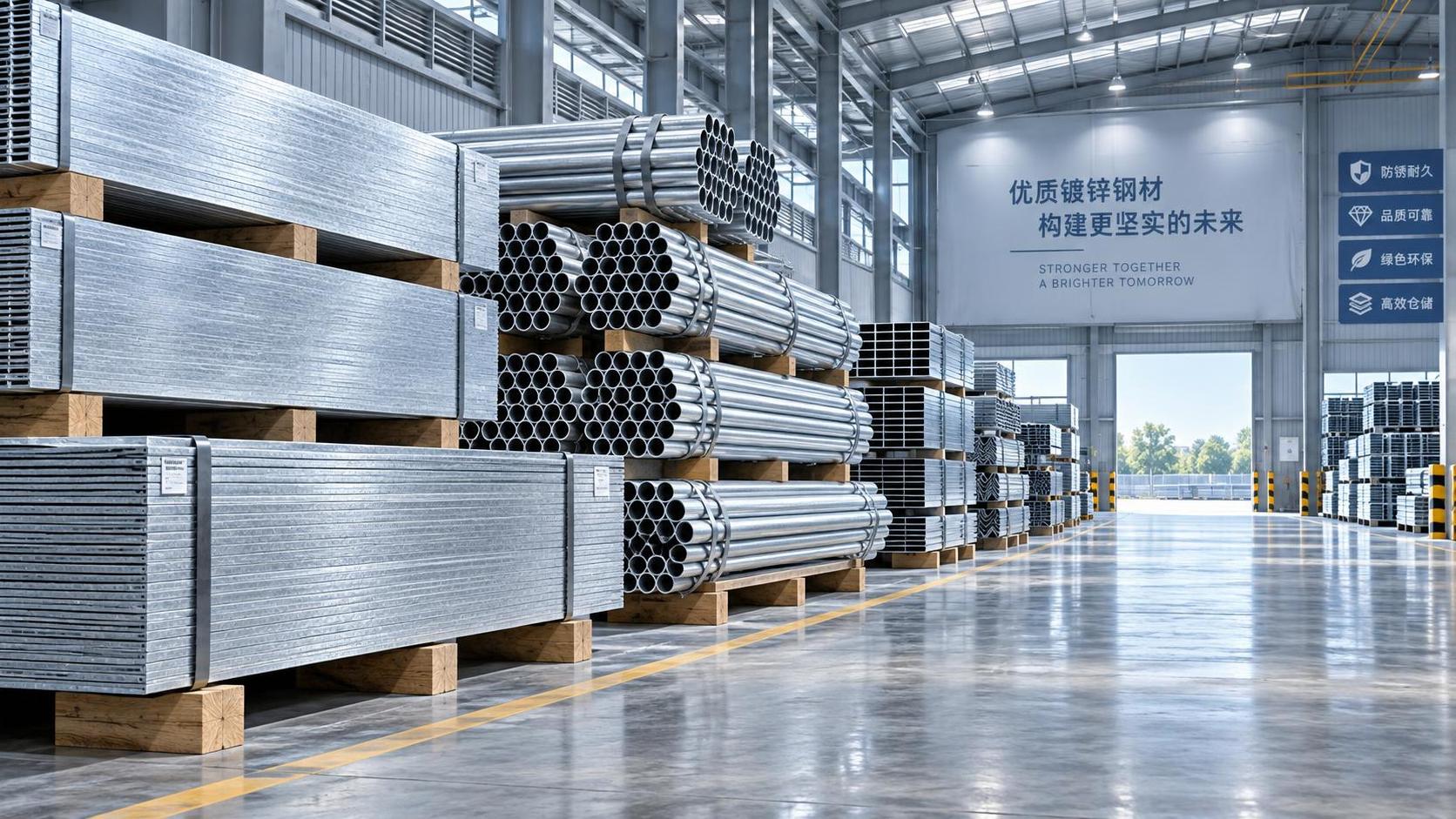 How to prevent white rust during galvanized steel storage