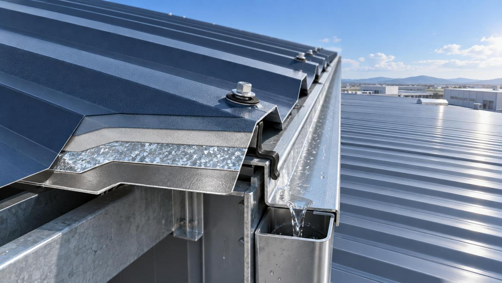 Which paint system works best with color coating steel roofing