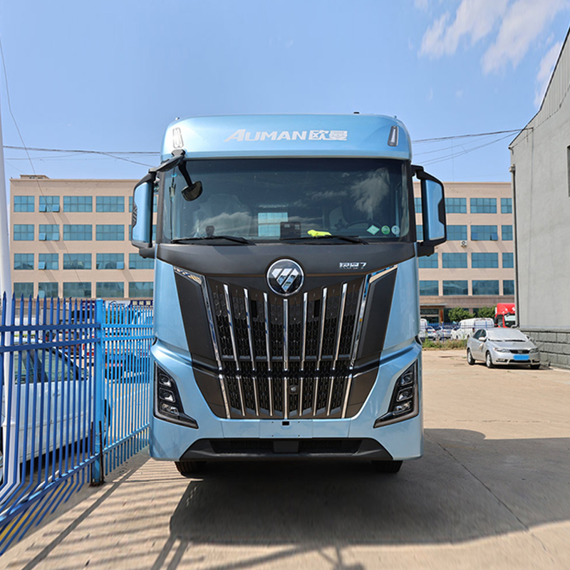 Тягач Auman GALAXUS 7 с автоматической трансмиссией AMT ZF, 12-ступенчатой, 14,5 л LNG, 630 л. с., колёсная формула 6x4