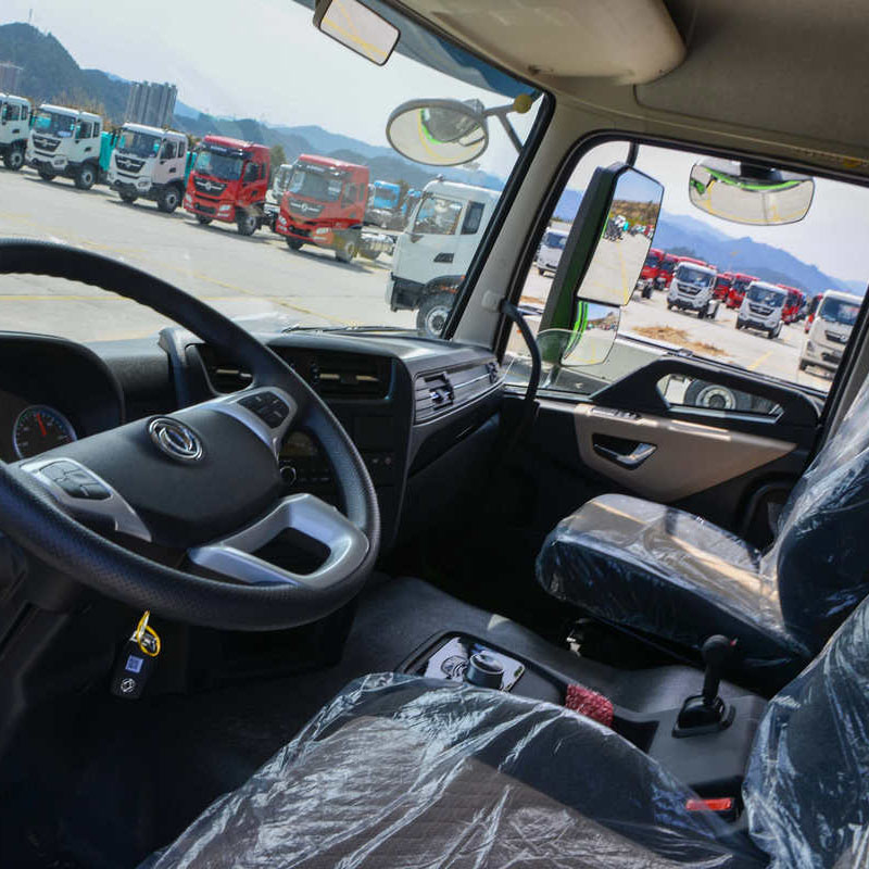 DONGFENG KR 8×4 بطول 5.8 م شاحنة قلابة كهربائية بالكامل CATL 281kWh