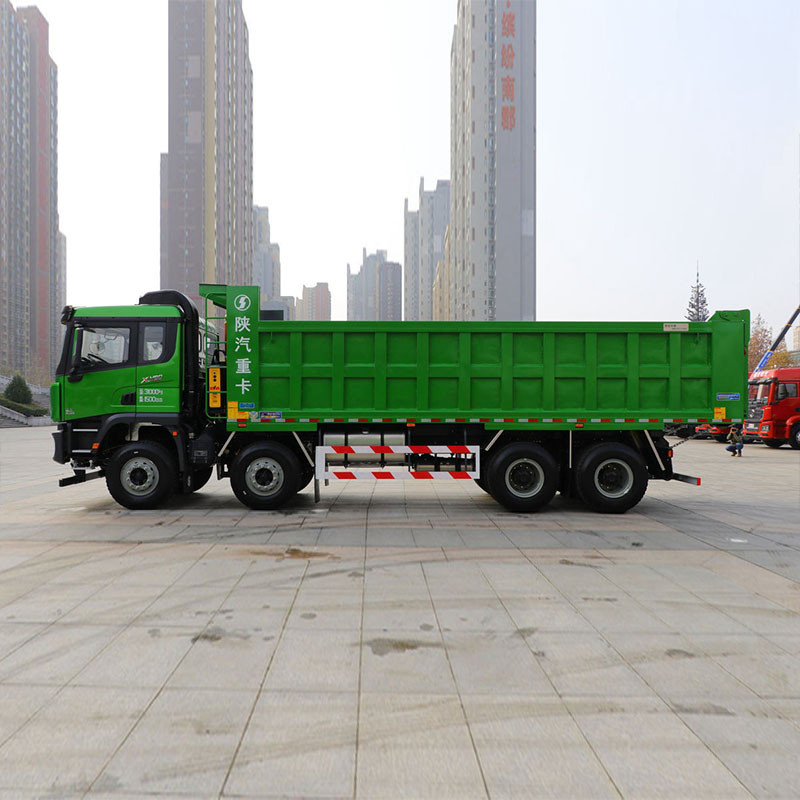 SHACMAN X3000 بقدرة 460 حصان، دفع 8×4، شاحنة قلابة/تفريغ بطول 8 م