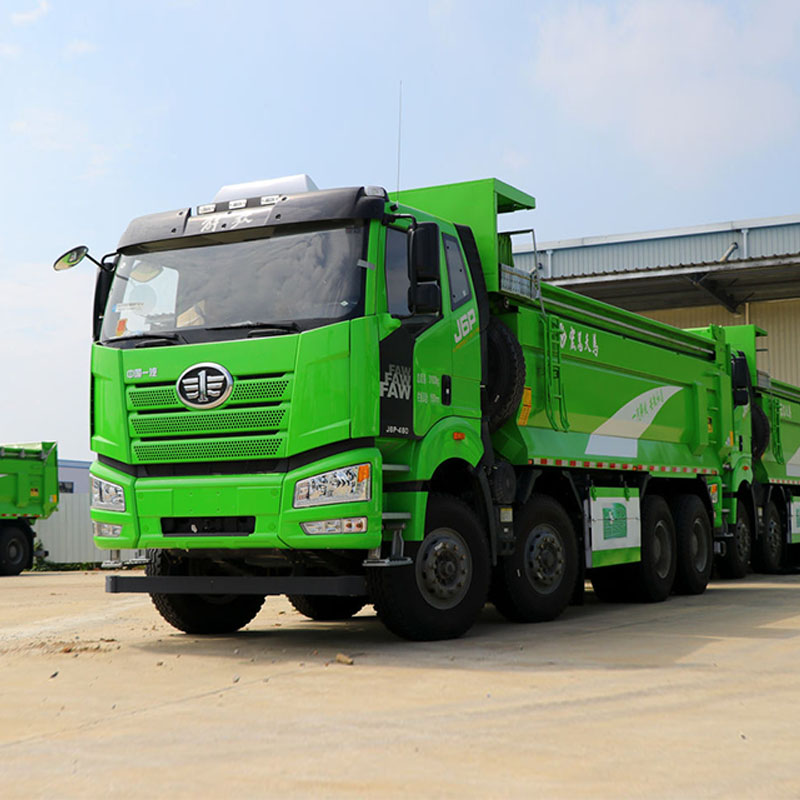 شاحنة FAW New J6P الثقيلة، 460 حصانًا، دفع 8×4، شاحنة قلاب بطول 6.5 م