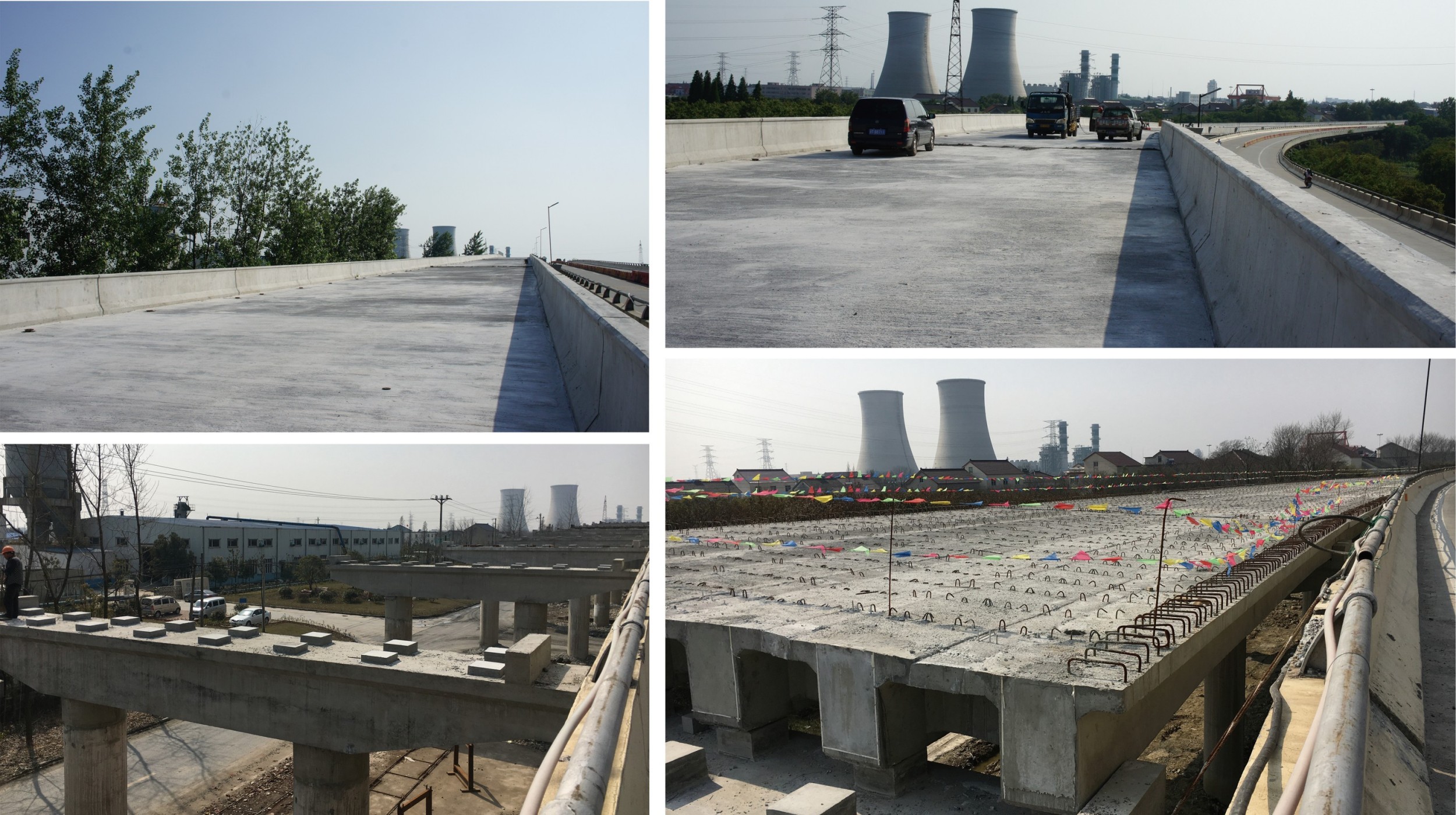 Rubber pad bearings and bridge expansion joints were installed on the Changxing Bridge to ensure the safe operation of this key regional transportation route. Rubber pad bearings and bridge expansion joints were installed on the Changxing Bridge to ensure the safe operation of this key regional transportation route.