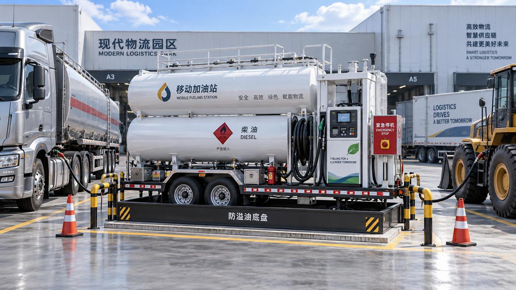 How custom mobile fuel stations support changing fleet layouts