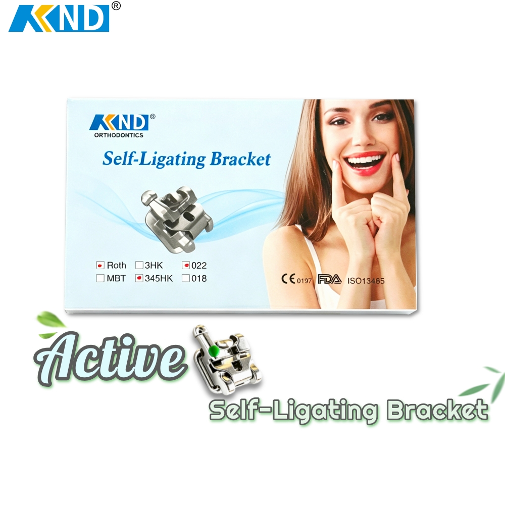 Active Metal Self Ligating Brackets
