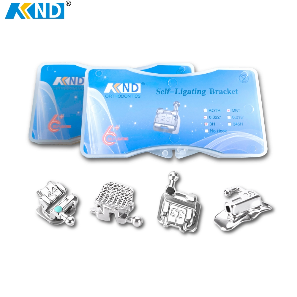 6G Metal Self Ligating Brackets