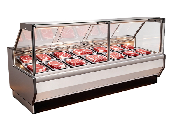 Straight Glass Service Counter