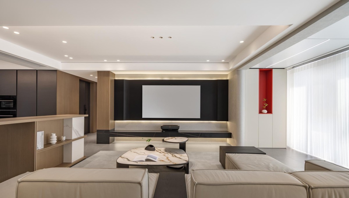 Minimalist natural wood style