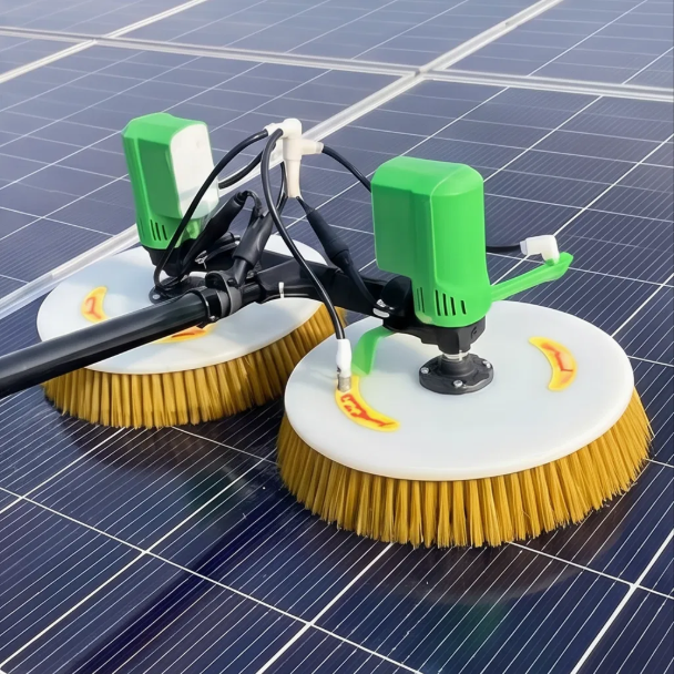 Lightweight Portable Solar Panel Cleaning Robot