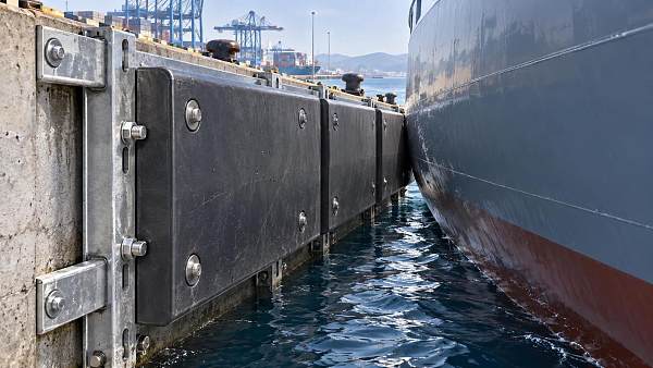 Selecting a marine fender panel for high-contact berthing zones