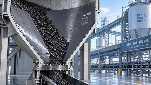 Can a coal bunker liner reduce bridging in damp coal?