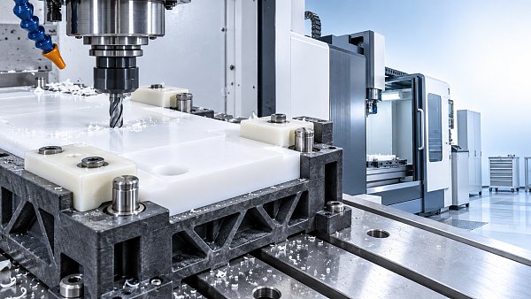 Which nylon products maintain tolerance in high-load machining fixtures?