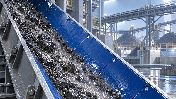 What makes UHMWPE wear liners effective in wet ore chutes?