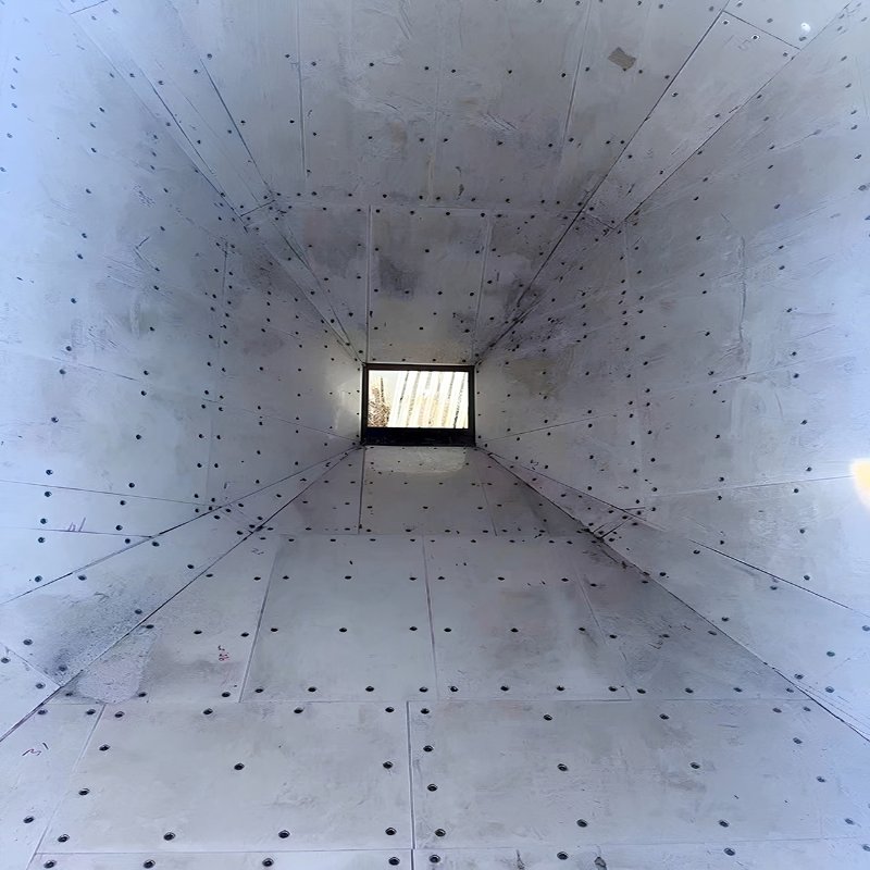Wear-resistant materials for coal bunkers, chutes and material handling systems.