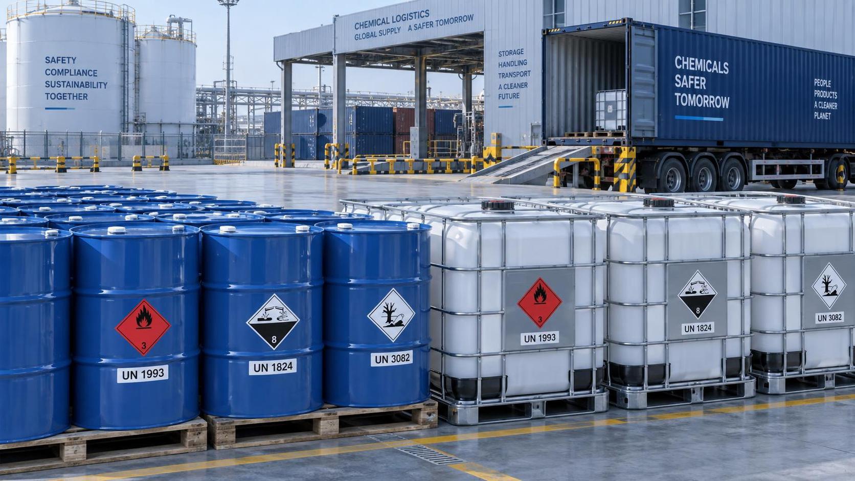 Servicios de logística química: requisitos de cumplimiento para envíos de materiales peligrosos