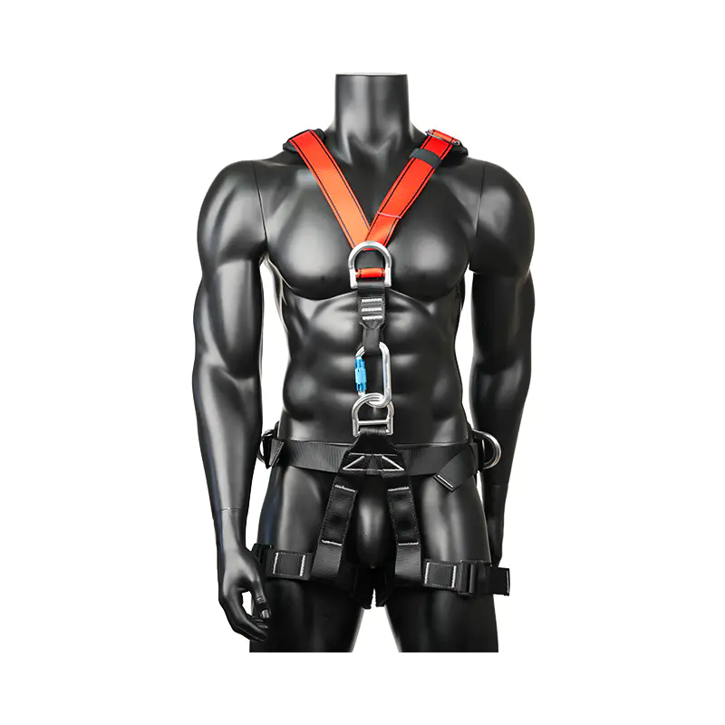 L14 Climb Tac-Rescue, Construction Rock Climbing, D-Ring Points Safety harness belt for Rappelling Fire Rescuing Tree Climbing Gear