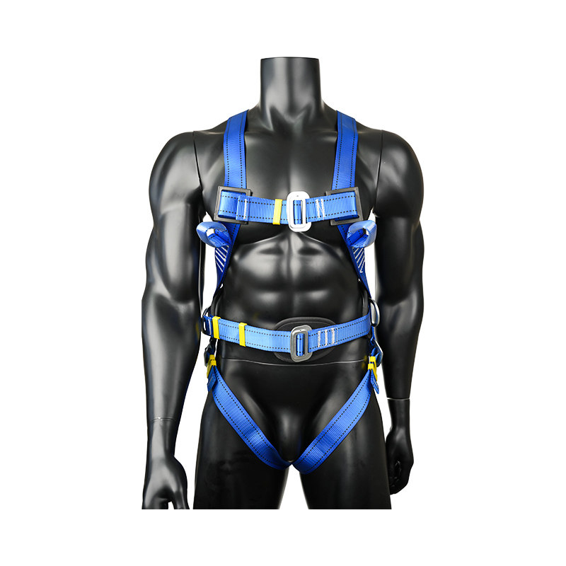 L04 3 D rings full body safety hrness with big waist pad