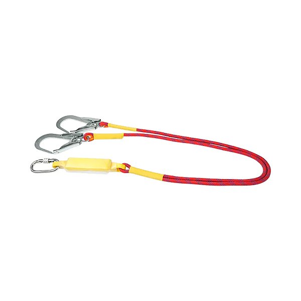 L01 Fall protection twin safety lanyard