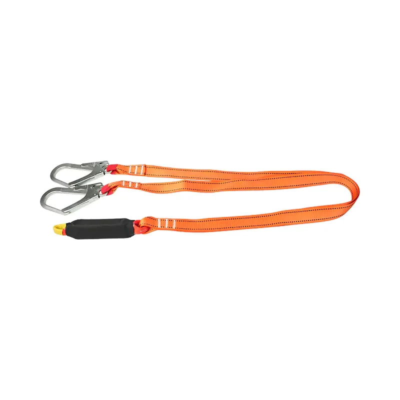 L11 Twin lanyard with energy absorber for fall protection