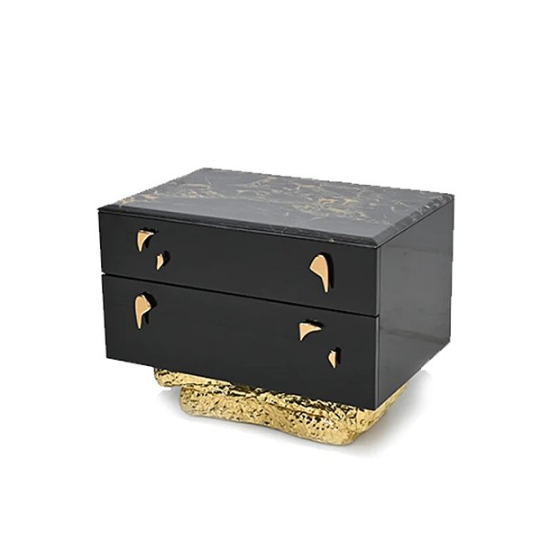 Angra Marble and brass elegance Night Stand