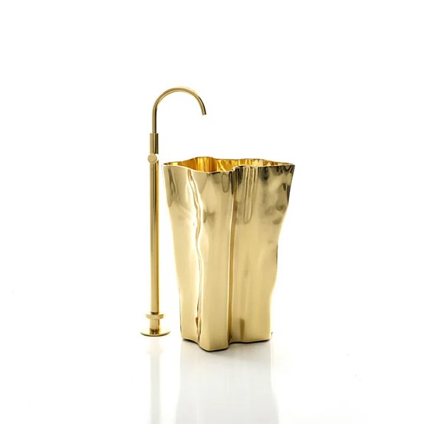 EDEN FREESTANDING Creative high-end stainless steel art washbasin