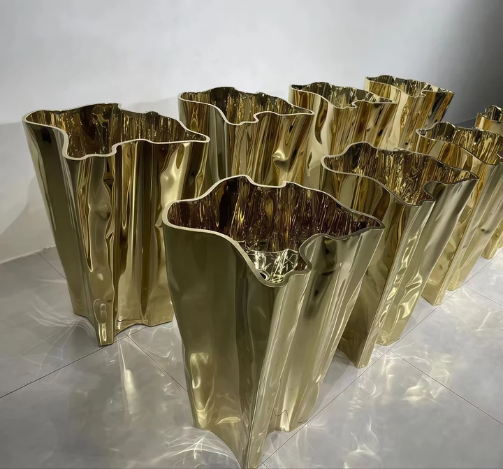 EDEN FREESTANDING Creative high-end stainless steel art washbasin