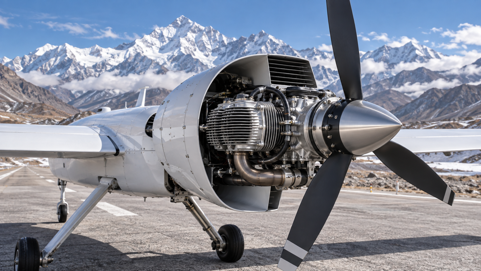 When a custom UAV engine is needed for high-altitude missions