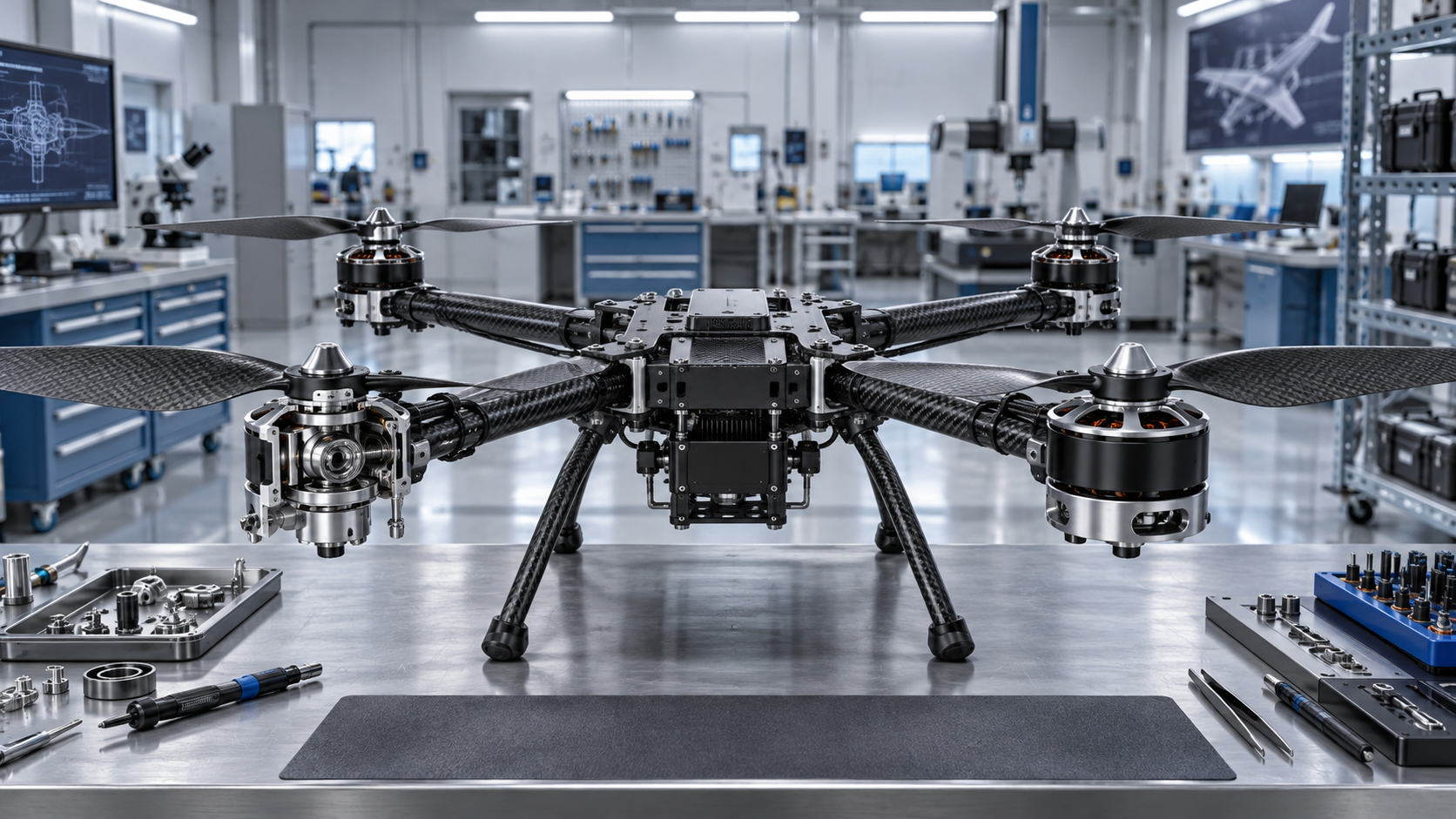 What causes vibration in multirotor UAV propulsion systems