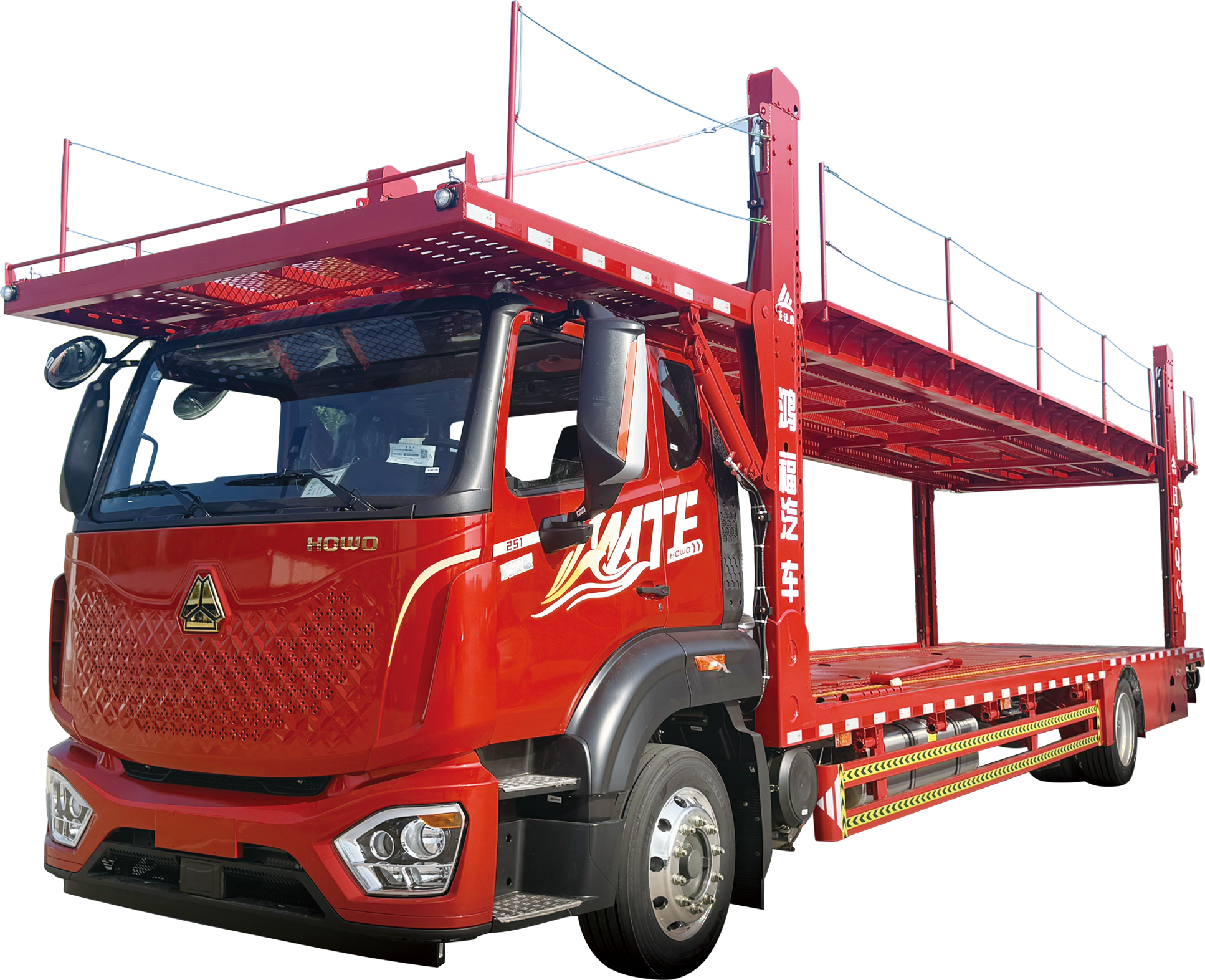 Car carrier semi-trailer