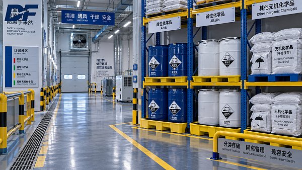 How to assess storage compatibility for inorganic chemicals