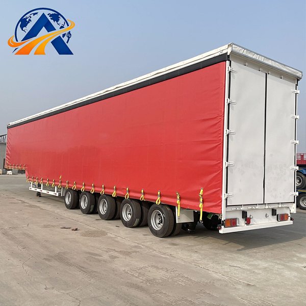 60 Tons Side Curtain Semi-Trailer