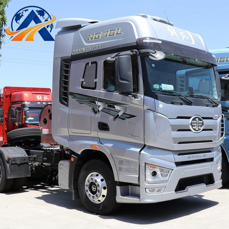 Faw J7 Heavy Truck 600HP 6x4 LNG Automatic Gear Tractor