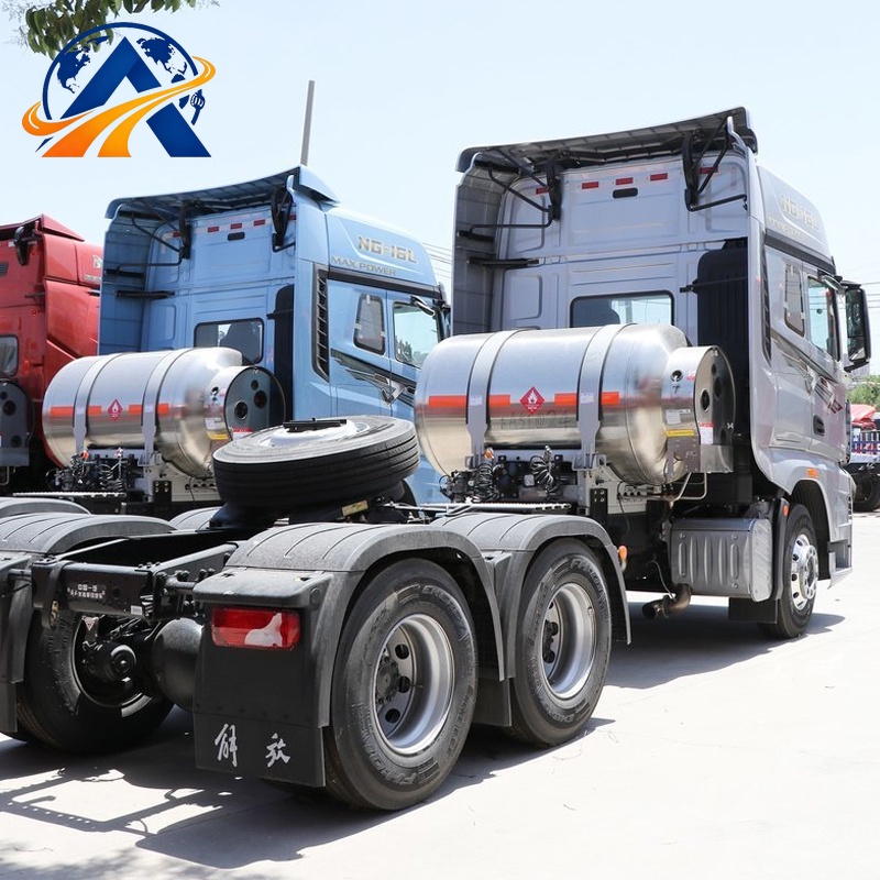 Faw J7 Heavy Truck 600HP 6x4 LNG Automatic Gear Tractor