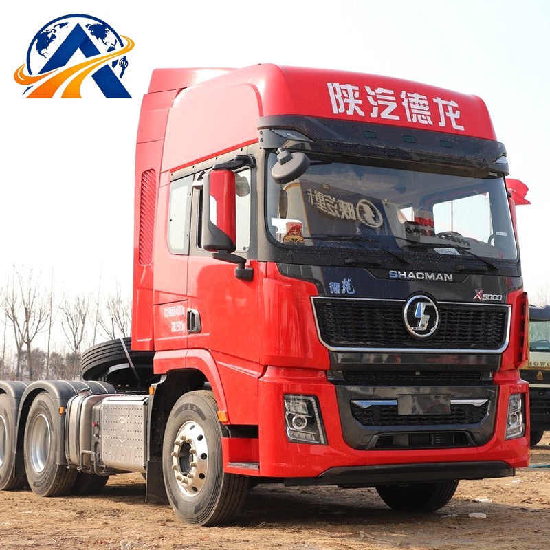 رأس جرار شاكمان X5000 يعمل بالغاز الطبيعي المضغوط CNG والغاز الطبيعي المسال LNG، شاحنة جرار ثقيلة جديدة