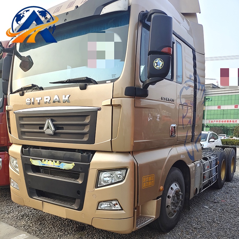 شاحنة Sinotruk بقدرة 540 حصان ودفع 6x4 وناقل حركة أوتوماتيكي
