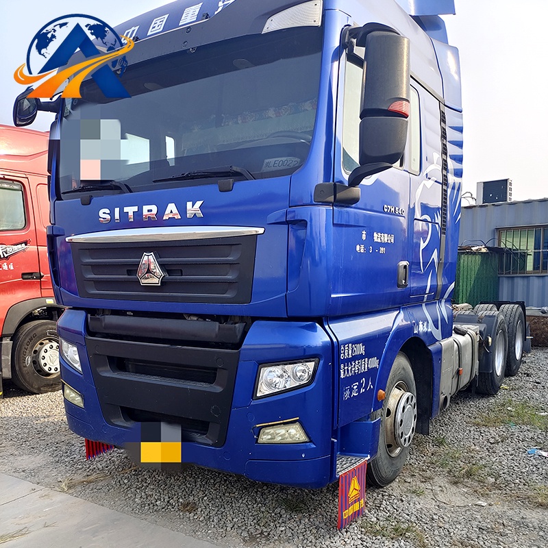 شاحنة Sinotruk بقدرة 540 حصان ودفع 6x4 وناقل حركة أوتوماتيكي