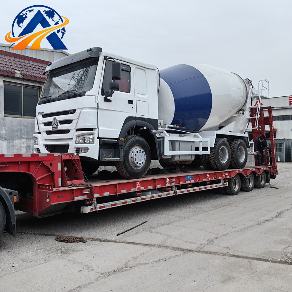 Export Sinotruk Howo 371 6x4 Concrete Mixer Truck
