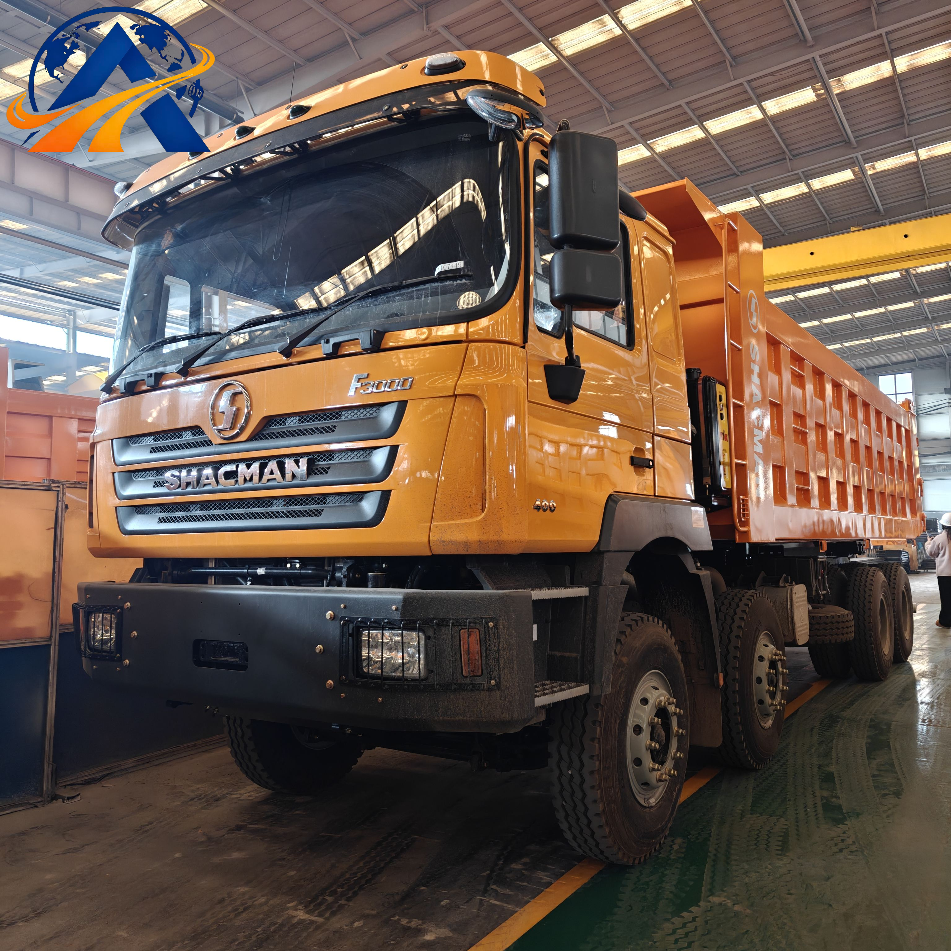 Camion-benne Shacman F3000 8x4 Chine
