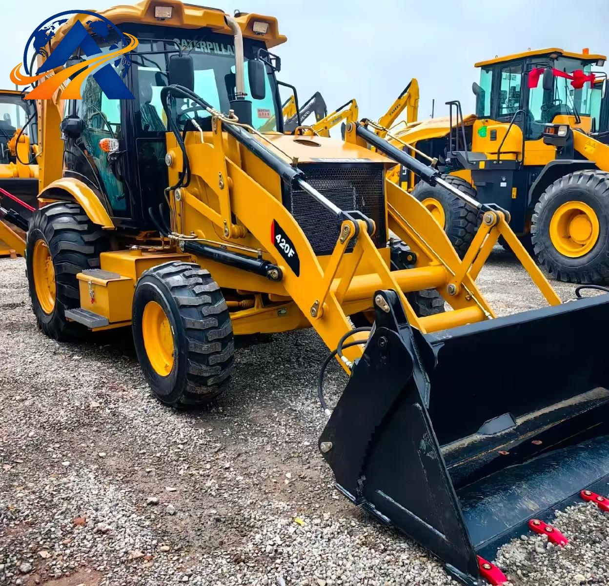 لودر حفار Caterpillar 420F