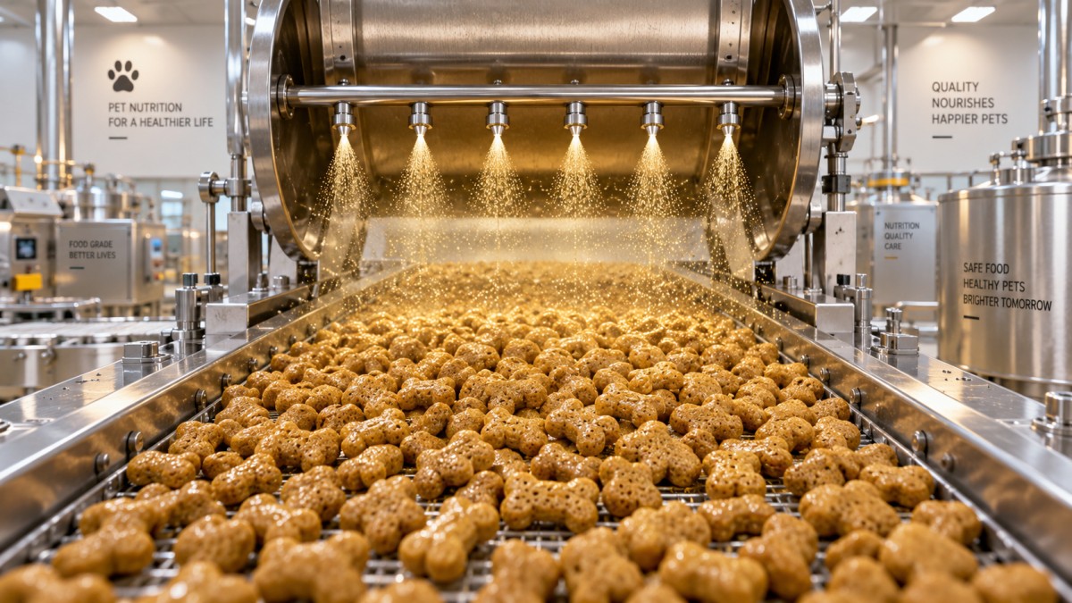 How pet food fats affect kibble texture after extrusion How pet food fats affect kibble texture after extrusion